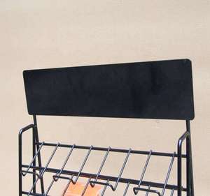 Expositor Metálico Antiguo de Paneles Deslizantes Personalizado de Calidad Exclusiva con Acabado Liso para Fácil Montaje y Uso Independiente - Product Image 2