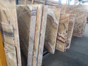 Las mejores losas y azulejos de mármol de ónix arcoíris de colores, piedras transparentes naturales para decoración de Hotel o Villa, Panel de pared y suelo - Product Image 4