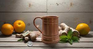 Handmade 20 Oz Moscow Mule Copper Tankard 100% Pure Copper Mug/<b>Cup</b> <b>Large</b> Gift Design - Product Image 2