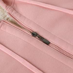 <b>Men's</b> Casual Full Zip-up <b>Sherpa</b> <b>Lined</b> <b>Hoodie</b> Sweatshirt Jacket Coat Cozy Outerwear for Women - Product Image 4