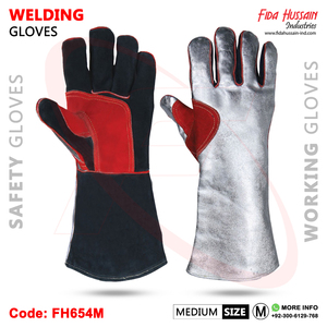 Gants en cuir à manches longues durables de la meilleure qualité Gants de soudage de protection des mains à la mode Dernière conception Pakistan Outdoor Daily - Product Image 5