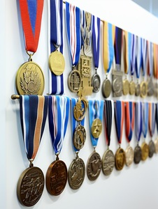 Fabricación <span class=keywords><strong>Medalla</strong></span> personalizada Latón antiguo Bronce Metal <span class=keywords><strong>Medalla</strong></span> <span class=keywords><strong>milagrosa</strong></span> Pequeña aleación de zinc Deporte Business Award Medallas con cinta - Product Image 3