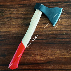 Hache à manche en bois de haute qualité, de qualité industrielle, multi-usages, pour une coupe efficace du bois, le fendage des bûches et le camping en plein air - Product Image 6