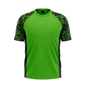 T-shirt de performance personnalisé pour hommes | T-shirt géométrique camouflage à sublimation |   Haut d'entraînement athlétique, vêtements de sport en gros pour équipes sportives - Product Image 1