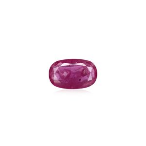 Rubis naturel facetté de 4 carats, taille Asscher et plus - 8 mm de hauteur - Product Image 1