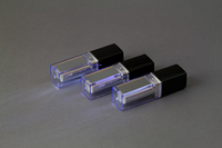 Tubes carrés de brillant à lèvres avec lumière Led