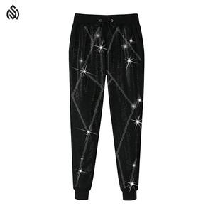 Top qualité Slim Fit dernière conception strass survêtement Top qualité mode strass survêtement personnalisé couleur différente - Product Image 4