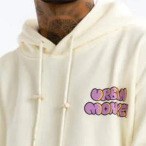 2023 Fabricantes de ropa Impresión de soplo personalizada Sudadera con capucha de gran tamaño Hombres Sudaderas con capucha bordadas para hombres Jersey en blanco Sudaderas con capucha de cuello redondo - Product Image 6