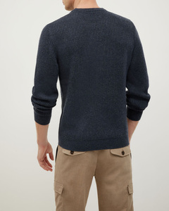 Premium hommes sweat pull à manches longues pull chaud polaire Streetwear avec logo personnalisé et broderie pour vêtements d'hiver - Product Image 2