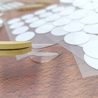 Adhésif Nano Pointes Découpées en Gros, Petites Points Adhésives pour Meubles, Ornements, Adhésif Double Face Transparent Acrylique Sans Traces
