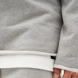 เสื้อสเวตเตอร์โอเวอร์ไซซ์สำหรับผู้ชาย, เสื้อกันหนาวผ้าฝ้ายมีฮู้ดพิมพ์ลายทันสมัยสวมใส่สบายๆและเล่นกีฬา - Product Image 2