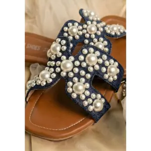 Piel Sintética de Perla para Pantuflas, Colección de Moda 645 BL - Product Image 2