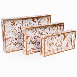 Bandeja de Madera Ecológica para una Vida Sostenible, Bandeja de Servir de Madera con Mango Largo para el Desayuno en la Cama, para Decoración de Cocina del Hogar - Product Image 2