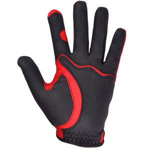 Guantes de golf personalizables de alta calidad piel de oveja transpirable mano izquierda derecha Logotipo de cuero genuino en relieve para la venta - Product Image 2