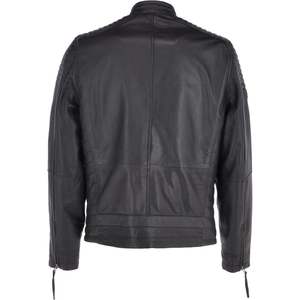 Chaqueta de motorista de piel de vaca personalizable para hombre, chaqueta de motorista hecha a mano con cuello levantado, novedad de invierno - Product Image 6