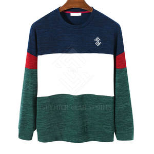 เสื้อสเวตเชิ้ตผู้ชายแฟชั่นสตรีทแวร์ ผ้าคอตตอนผสมขนแกะ ทรงปกติ คุณภาพสูง ใส่สบายสำหรับฤดูหนาว ขายดี - Product Image 1