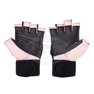 Gants de musculation sportifs personnalisés avec logo, gants de musculation ajustables à demi-doigts - Product Image 3