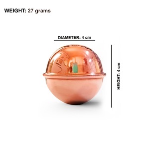 Yüksek kaliteli geleneksel ayurveda bakır su topu günlük sağlık hint fabrikadan arındırır içme suyu sağlık faydaları - Product Image 6