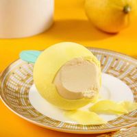 Nouvelle conception de crème glacée végane aromatisée à la litchi et à la pomme, sucettes glacées en forme de fruits 3D, saveurs mangue, pêche, raisin, citron