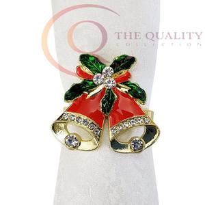 Anneaux de serviette décoratifs en métal pour arrangements de table de mariage de luxe, repas à domicile et mise en scène professionnelle - Product Image 6