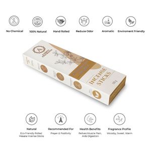 Bâtons d'encens en bambou naturel de haute qualité avec une combustion propre et une faible fumée pour la maison, le spa, la prière et la détente quotidienne - Product Image 3