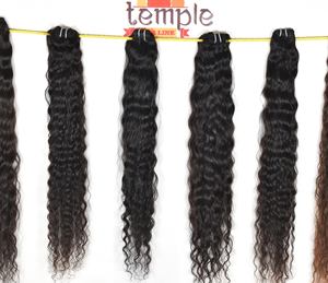 Extensions de cheveux naturels à 100% de couleur indienne pour femmes, lot économique, vague profonde, cuticules alignées, tissage, extensions de cheveux humains noirs - Product Image 3