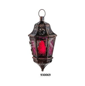 Portavelas de bronce hecho a mano de acero inoxidable y cristal templado transparente colgante con acabado de latón para la decoración del hogar - Product Image 6