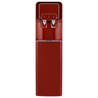 Purificador de agua caliente y fría Moolmang, sistema de filtro de 4 etapas UF, soporte de suelo, purificador de agua, dispensador de agua 816N, Color blanco