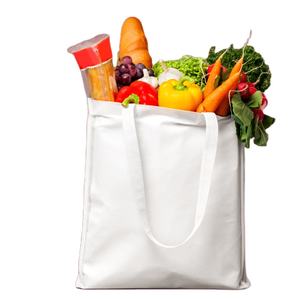 Logo personnalisé Long manche écologique réutilisable sac fourre-tout en coton avec plusieurs tailles - Product Image 1