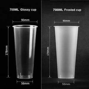 Vasos de Plástico PP de 16oz y 24oz con <span class=keywords><strong>Tapas</strong></span>, Personalizados al por Mayor, Desechables, Reciclables, <span class=keywords><strong>6</strong></span> Colores, para Postres, Jugos, Snacks, Bebidas Frías y Calientes - Product Image 4