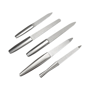 8,8-11,4 CM # kw04s Acero inoxidable Manicura personal Lima para pulir uñas Lima de uñas de metal - Product Image 3