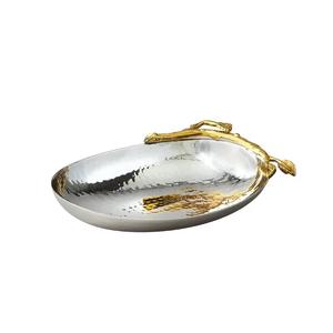 Tazón de metal martillado para decoración del hogar para servir ensaladas, frutas, aperitivos y más para uso doméstico y comercial - Product Image 5