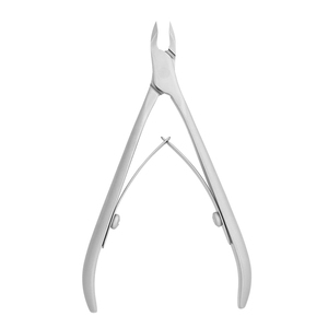 Pince à ongles à cuticules de qualité supérieure lame tranchante finition sable pince à ongles de beauté en acier inoxydable avec pochette en cuir - Product Image 6