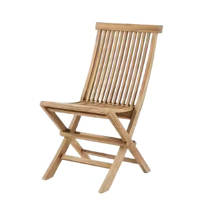 Chaises de salle à manger d'extérieur pliantes en bois massif modernes pour hôtels, restaurants et banquets de mariage - Product Image 3