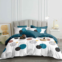 Vente en gros Ensemble de housse de couette moderne à imprimé léopard Literie douce et agréable pour la peau comprenant 1 housse de couette et 2 taies d'oreiller