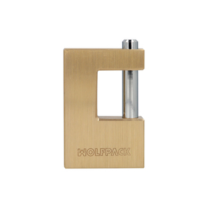 Square Brass Roller Shutter Padlock 70 mm. - Product Image 1