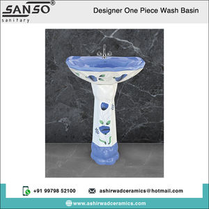 แท่นอ่างล้างมือแบบชิ้นเดียวดีไซน์ใหม่ผลิตในอินเดียดีไซน์ทันสมัยฉลากส่วนตัว - Product Image 2