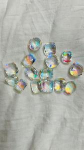 T M Factory Mystic Shining Crystal Glass Strass Mix Verre taillé pour tissu Robe Chaussure Topaze pour la fabrication de bijoux Opale, - Product Image 3