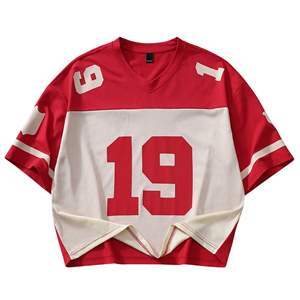 Camisetas Deportivas Sublimadas de Nuevo Diseño, 100% Poliéster, Personalizables con Nombre/Número de Equipo, Jersey de Fútbol de Malla para Entrenamiento - Product Image 1