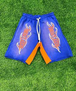 Venta al por mayor de algodón de peso pesado pantalones cortos de gimnasio deportes de lana francés Terry transpirable sudor corto hombres correr entrenamiento pantalones cortos de sudor - Product Image 5