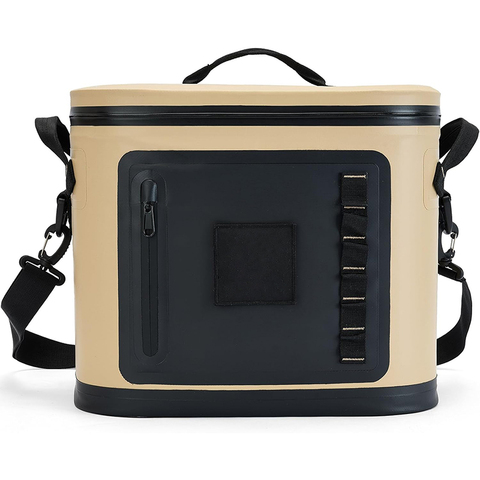 New Design 600D TPU Waterproof Thermal Insulated Cooler Bag for Picnic Camping Customized Logo Color Food Cans Drinking 12-72h