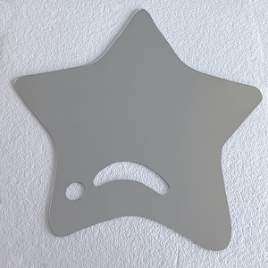 Feuille d'autocollants muraux rectangulaires en acrylique découpé sur mesure 13x20 argent Espejo Miroir doré optique concave incassable personnalisé au design moderne - Product Image 5