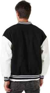 Veste universitaire de baseball collégial personnalisée pour hommes High Street Style support réversible Patchwork tenue d'hiver broderie - Product Image 2