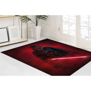 Tapis Darth Vader : Décoration de la grotte de l'homme Star Wars, tapis antidérapant, tapis moelleux à poils longs - Product Image 3