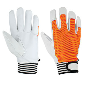 Guantes de trabajo de construcción con logotipo personalizado, herramienta de protección de manos de montaje de trabajo, guantes de cuero mecánicos de Pakistán - Product Image 1