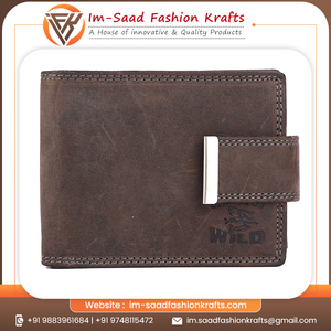 Wholesale High Quality Latest Collection Leather Mens <b>Wallet</b> with Card Holder Gents <b>Wallet</b> from India Export Sale Durable - Product Image 6