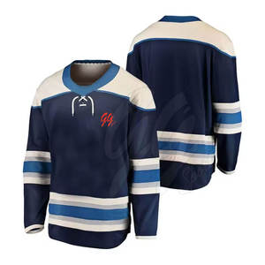 Maillot de hockey sur glace uni de style populaire de qualité supérieure nouveau design fait maillot de hockey sur glace pour jeunes - Product Image 1