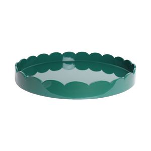Plateau de service en métal de qualité supérieure, couleur verte, avec finition élégante, pour table à manger et décoration intérieure - Product Image 3