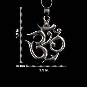 Colgante de plata de ley 92,5 con diseño único para hombre y mujer, NSJP-47 de 4,82 cm, hecho a mano - Product Image 2