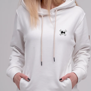 Ensemble 2 pièces en molleton 100% coton uni élégant pour femmes Logo personnalisé Fermeture éclair Sweat-shirt respirant Jogging d'hiver avec boutons - Product Image 4